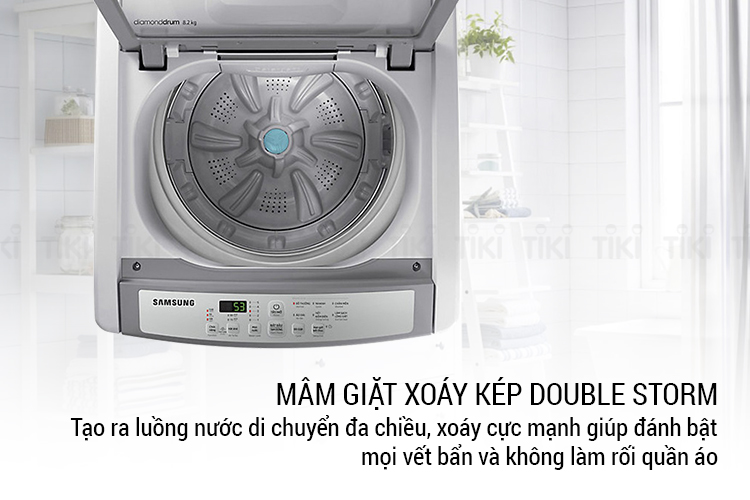 Máy Giặt Cửa Trên Samsung WA82M5110SG (8.2kg) - Hàng Chính Hãng