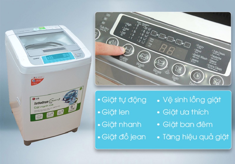 Máy giặt LG WF-S1015TT có lồng giặt hiện đại