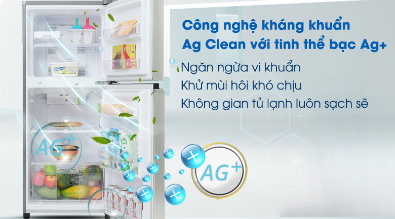 Công nghệ Ag Clean - Tủ lạnh Panasonic Inverter 167 lít NR-BA189PPVN