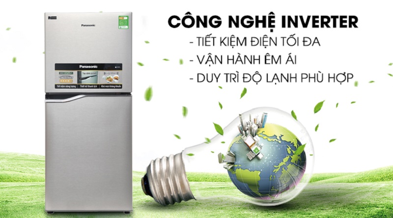 Vận hành tốt hơn với công nghệ Inverter hiện đại - Tủ lạnh Panasonic Inverter 152 lít NR-BA178PSV1