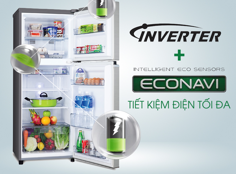 Công nghệ Inverter kết hợp cảm biến Econavi tiết kiệm điện