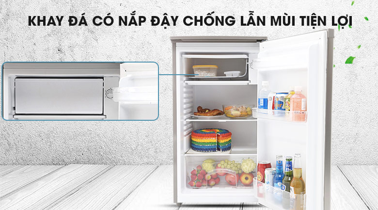 Khay đá chống lẫn mùi tiện lợi - Tủ lạnh Beko 90 lít RS9050P