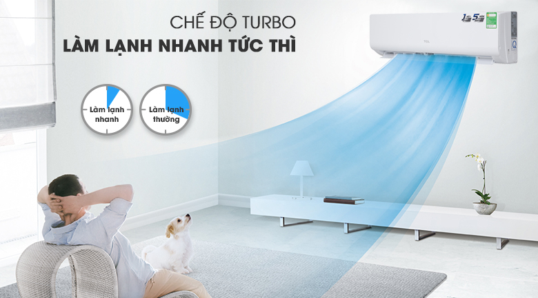 Máy lạnh TCL 1 HP TAC-N09CS/KC41 Mẫu 2019 - Làm lạnh nhanh Turbo