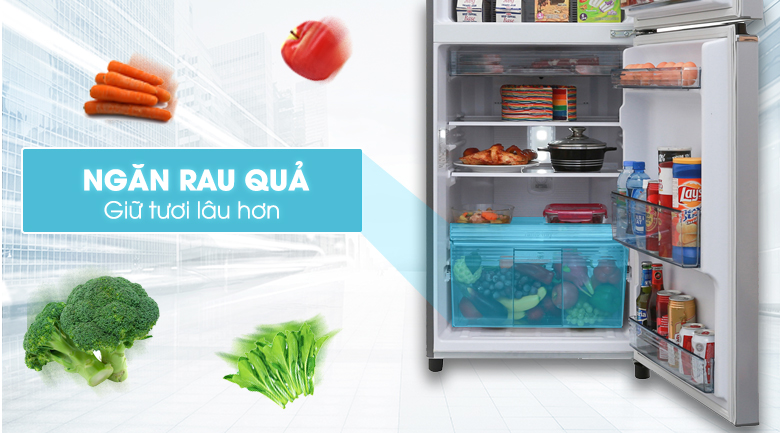 Ngăn rau củ - Tủ lạnh Panasonic 234 lít NR-BL267VSV1